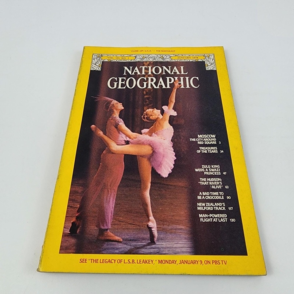 National Geographic Magazine January 1978 No‎ Insert